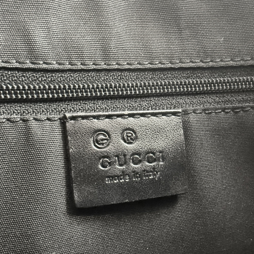 GUCCI GG Black Nylon Shoulder Bag LHQ731