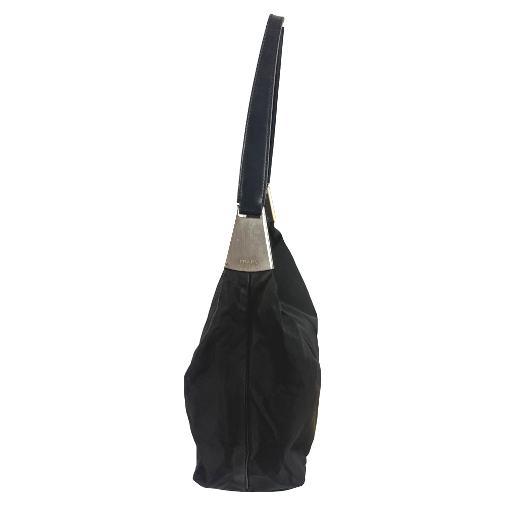 PRADA Black Nylon Shoulder Bag LHQ741