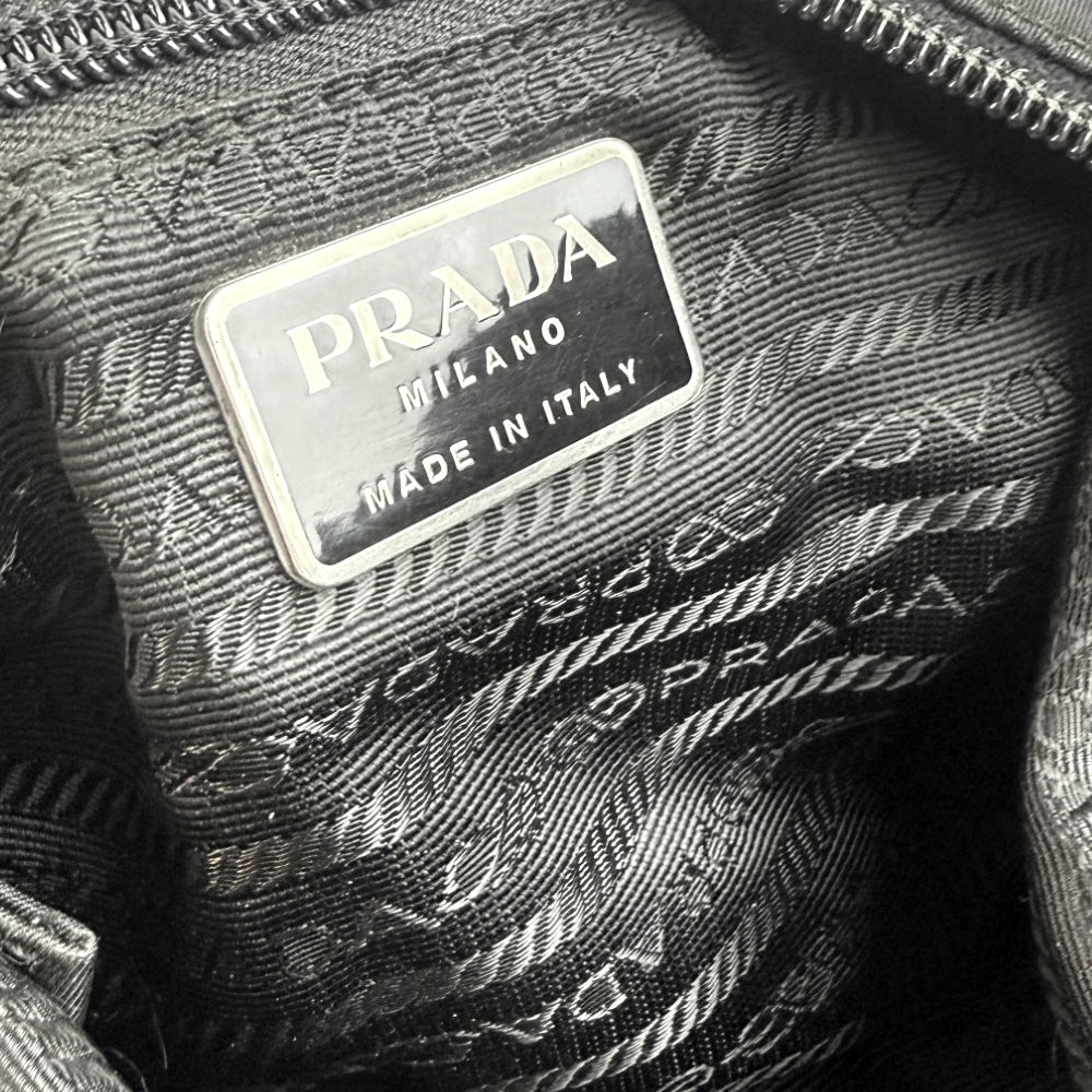 PRADA Black Nylon Shoulder Bag LHQ741