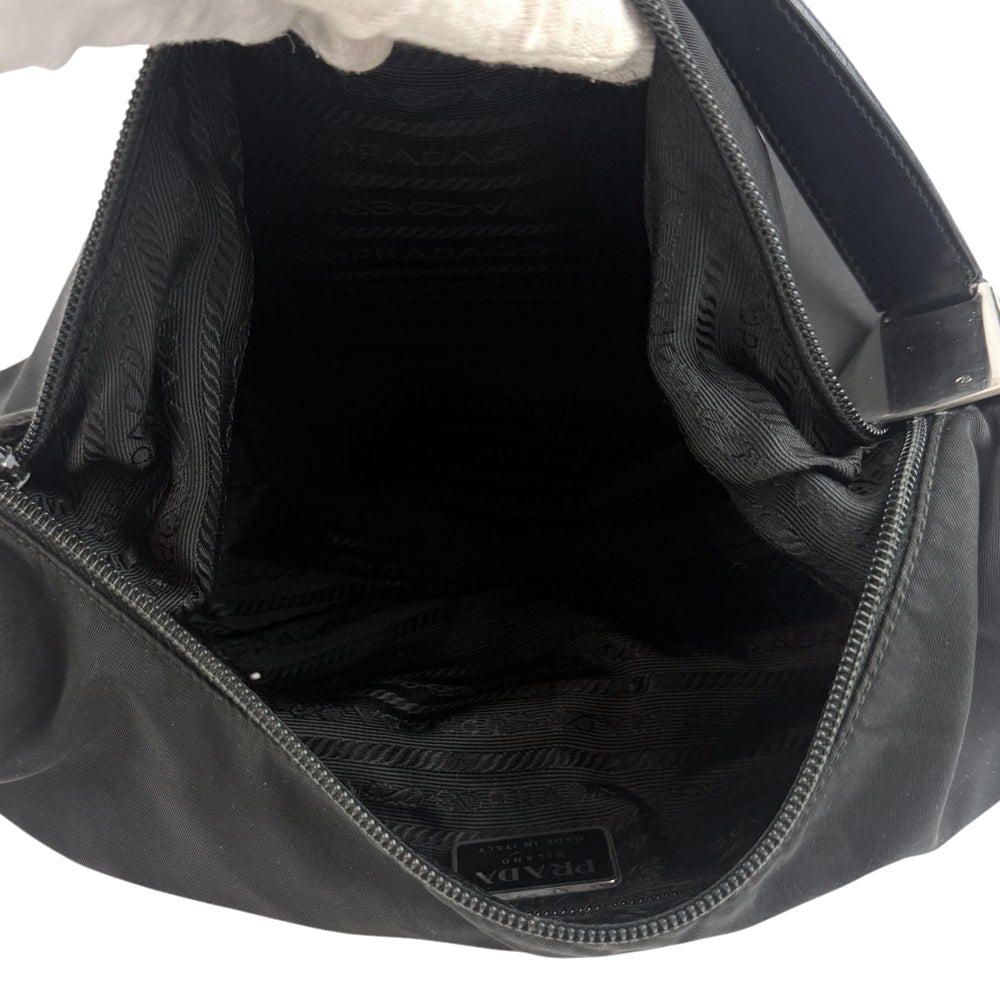 PRADA Black Nylon Shoulder Bag LHQ741