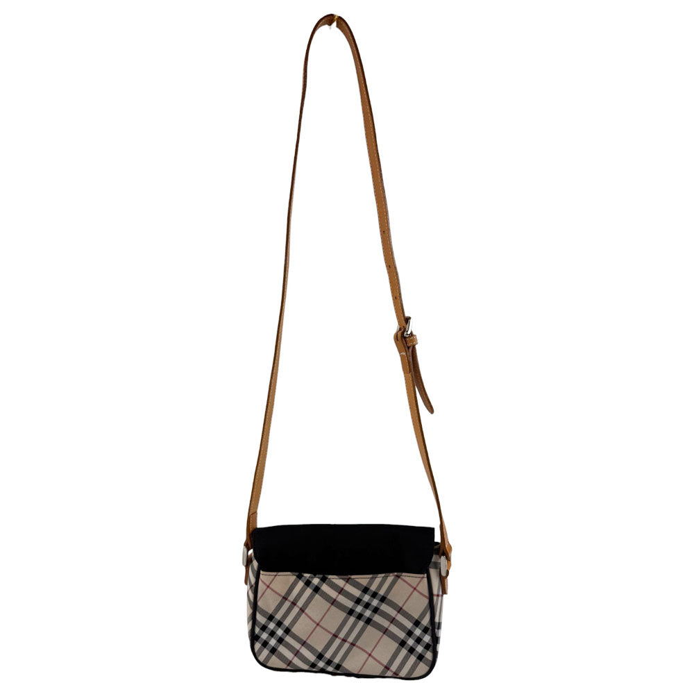 BURBERRY Nova Check Shoulder Bag LHQ746