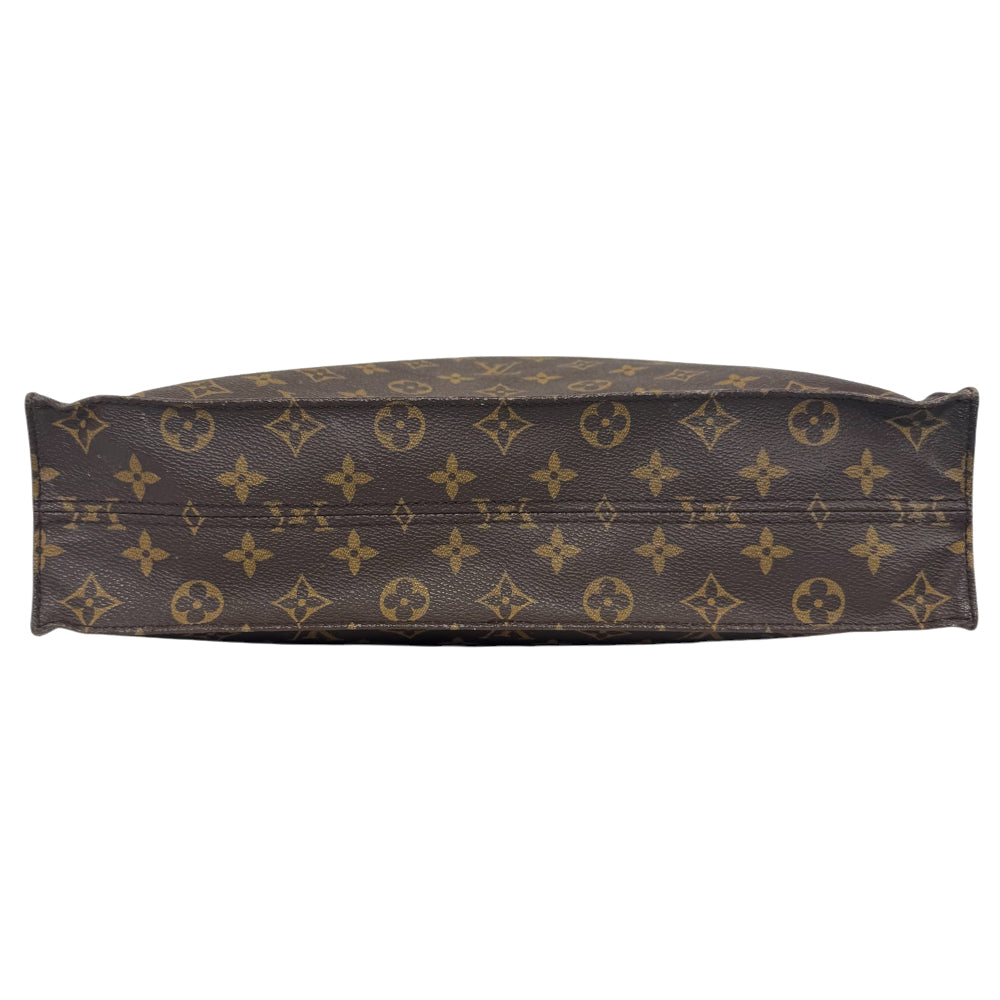 LOUIS VUITTON Sac Plat Brown Monogram Handbag LHQ76