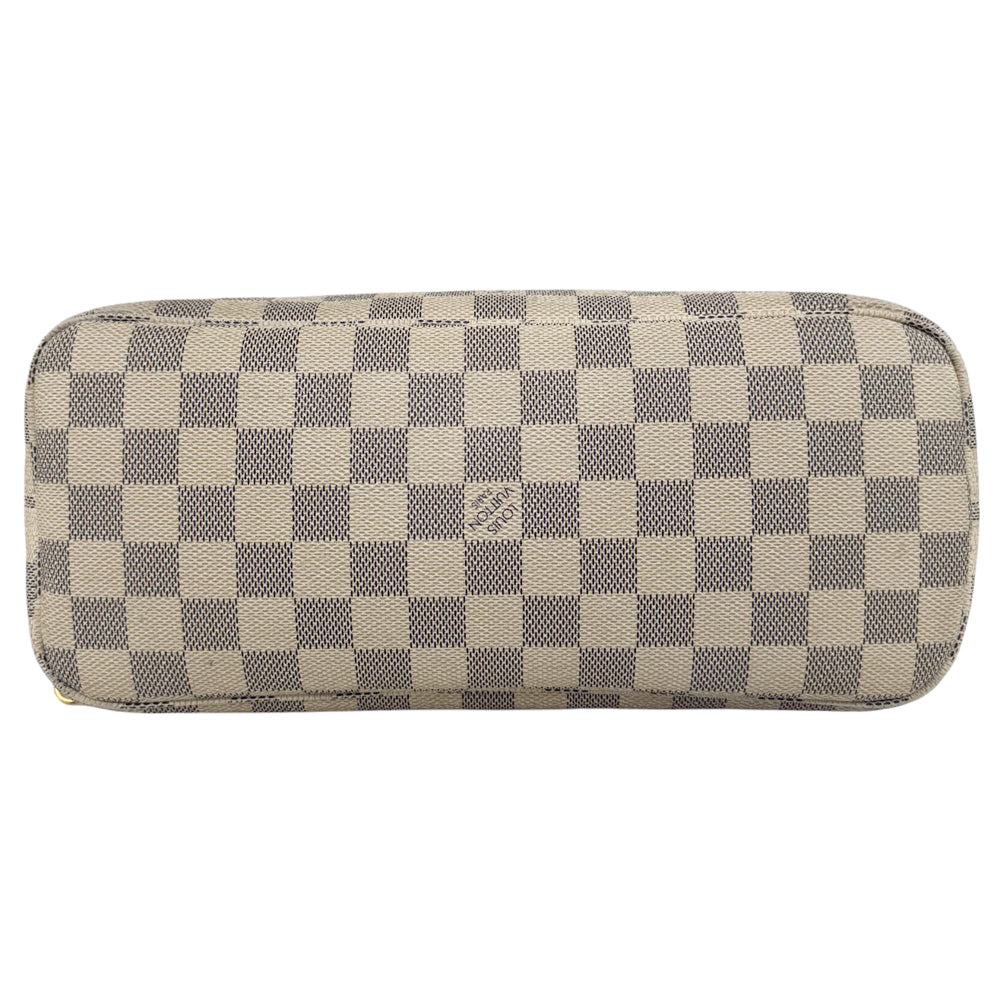 LOUIS VUITTON Neverfull PM Damier Azur Shoulder Bag LHQ760