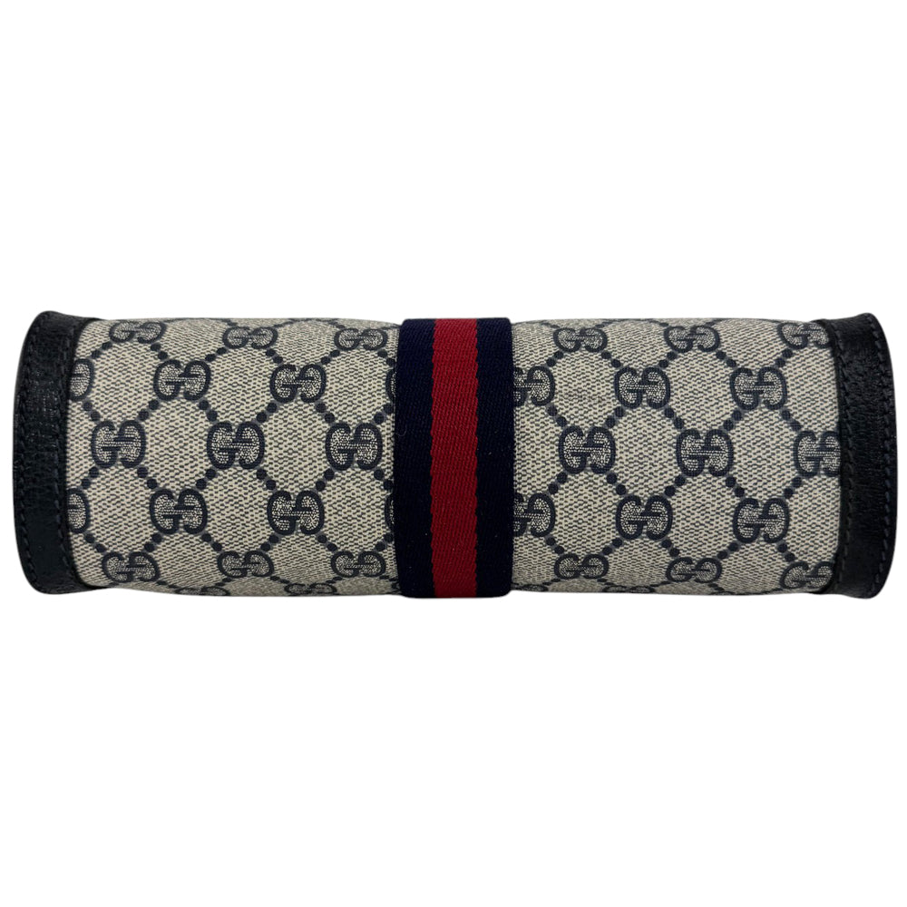 GUCCI GG Supreme Grey Clutch Bag LHQ761