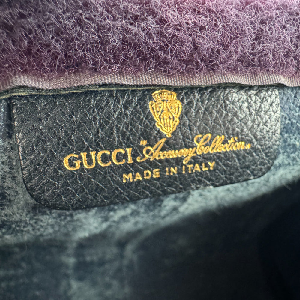 GUCCI GG Supreme Grey Clutch Bag LHQ761