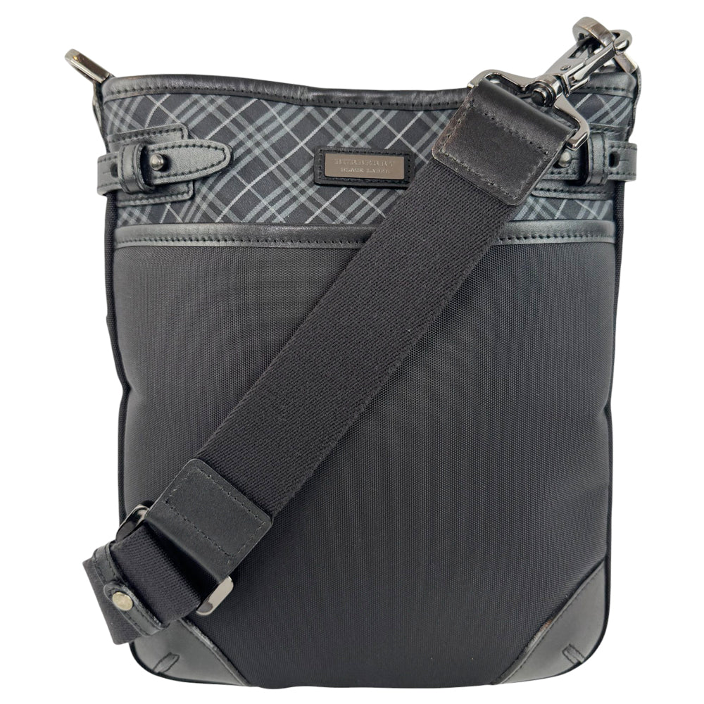 BURBERRY Black Label Black Shoulder Bag LHQ769