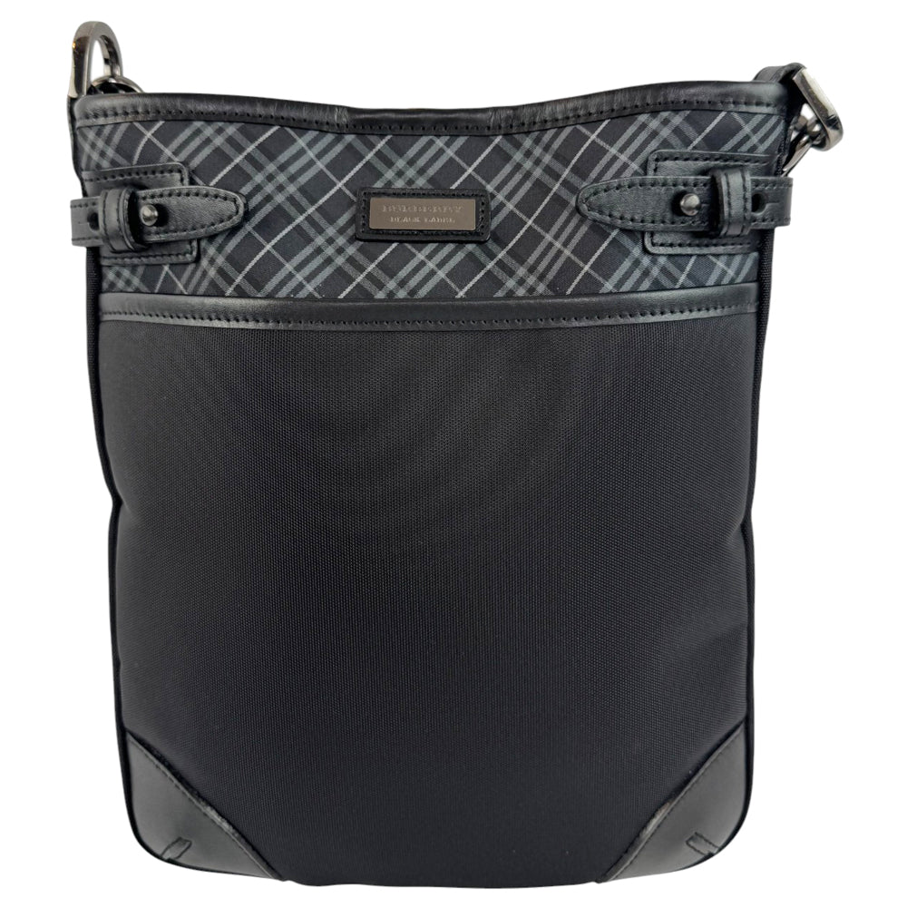 BURBERRY Black Label Black Shoulder Bag LHQ769