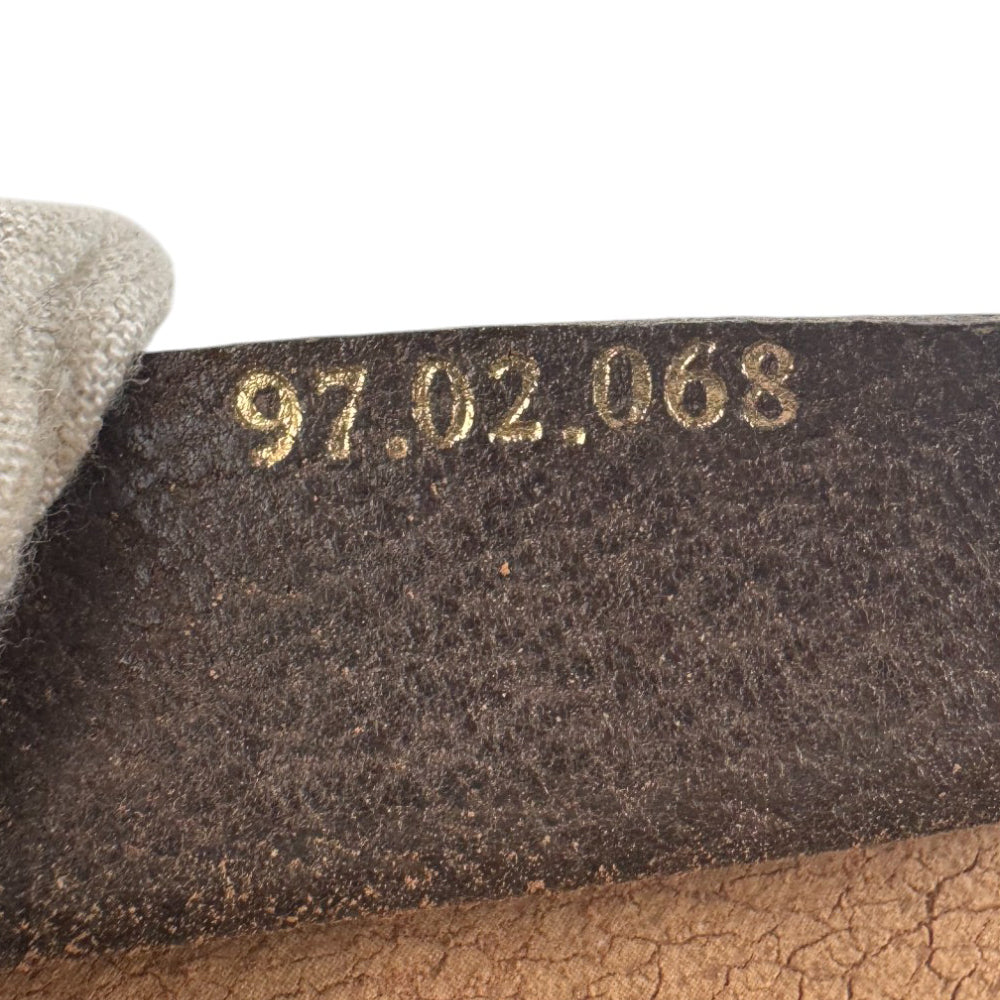 GUCCI GG Supreme Brown Canvas Shoulder Bag LHQ770