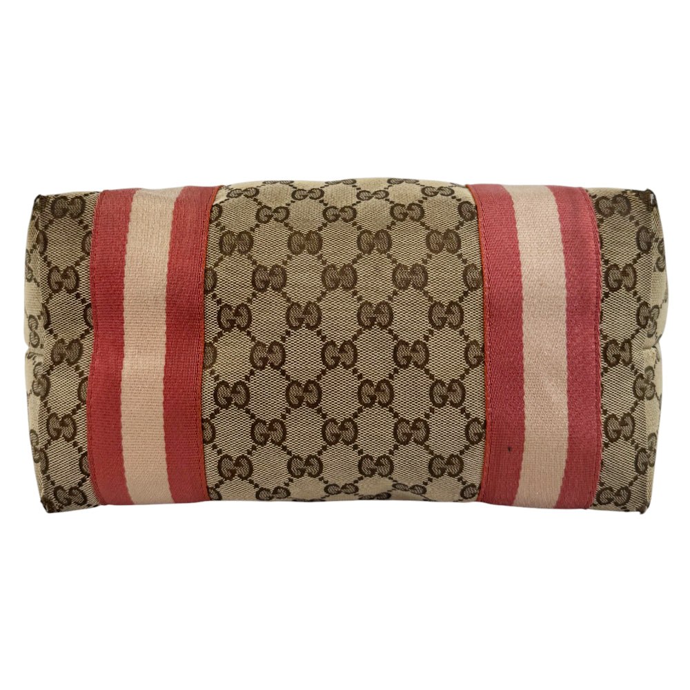 GUCCI GG Brown Canvas Jolie Tote Shoulder Bag LHQ772