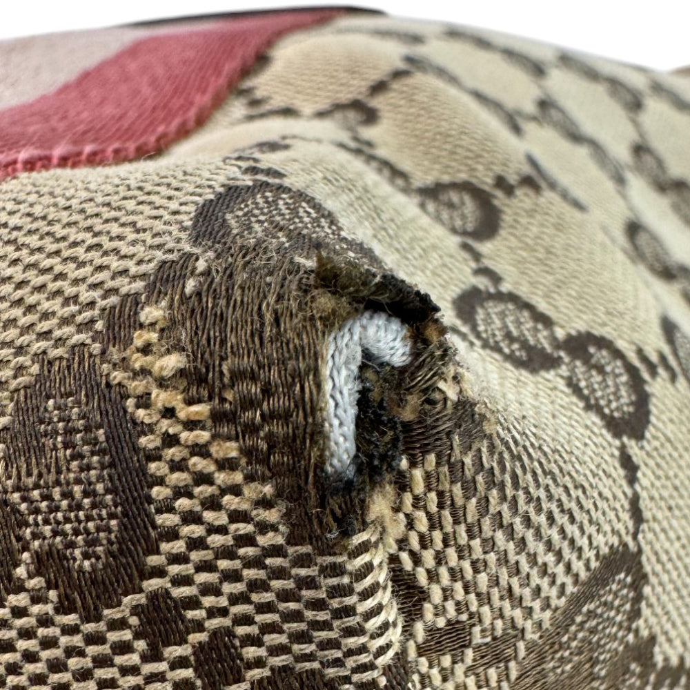 GUCCI GG Brown Canvas Jolie Tote Shoulder Bag LHQ772