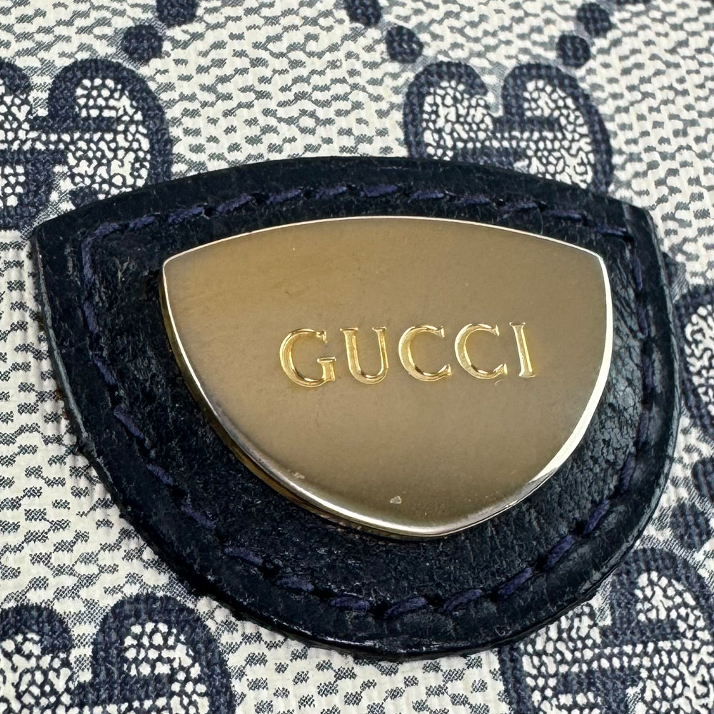 GUCCI GG Supreme Grey Large Clutch Bag LHQ774