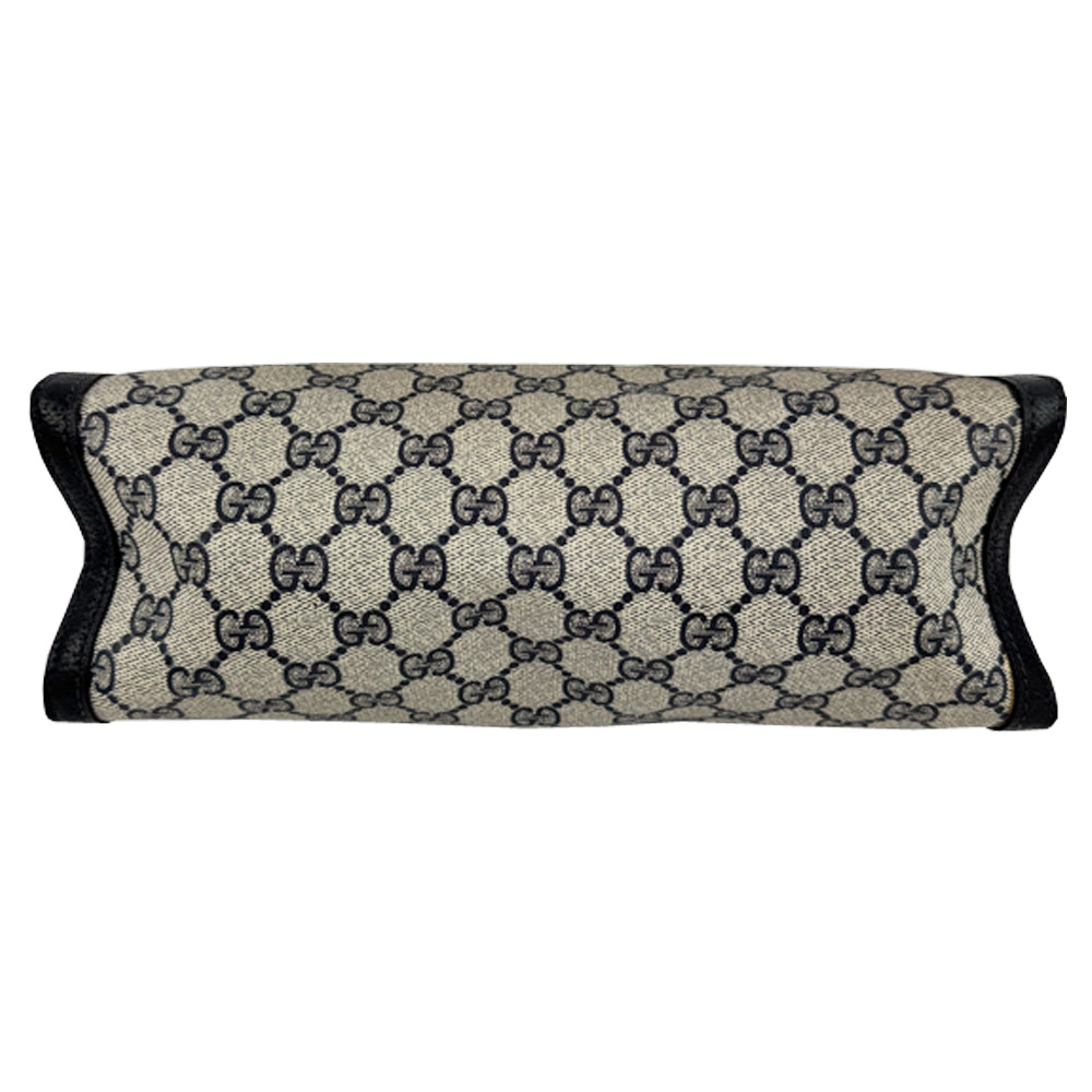 GUCCI GG Supreme Grey Large Clutch Bag LHQ774