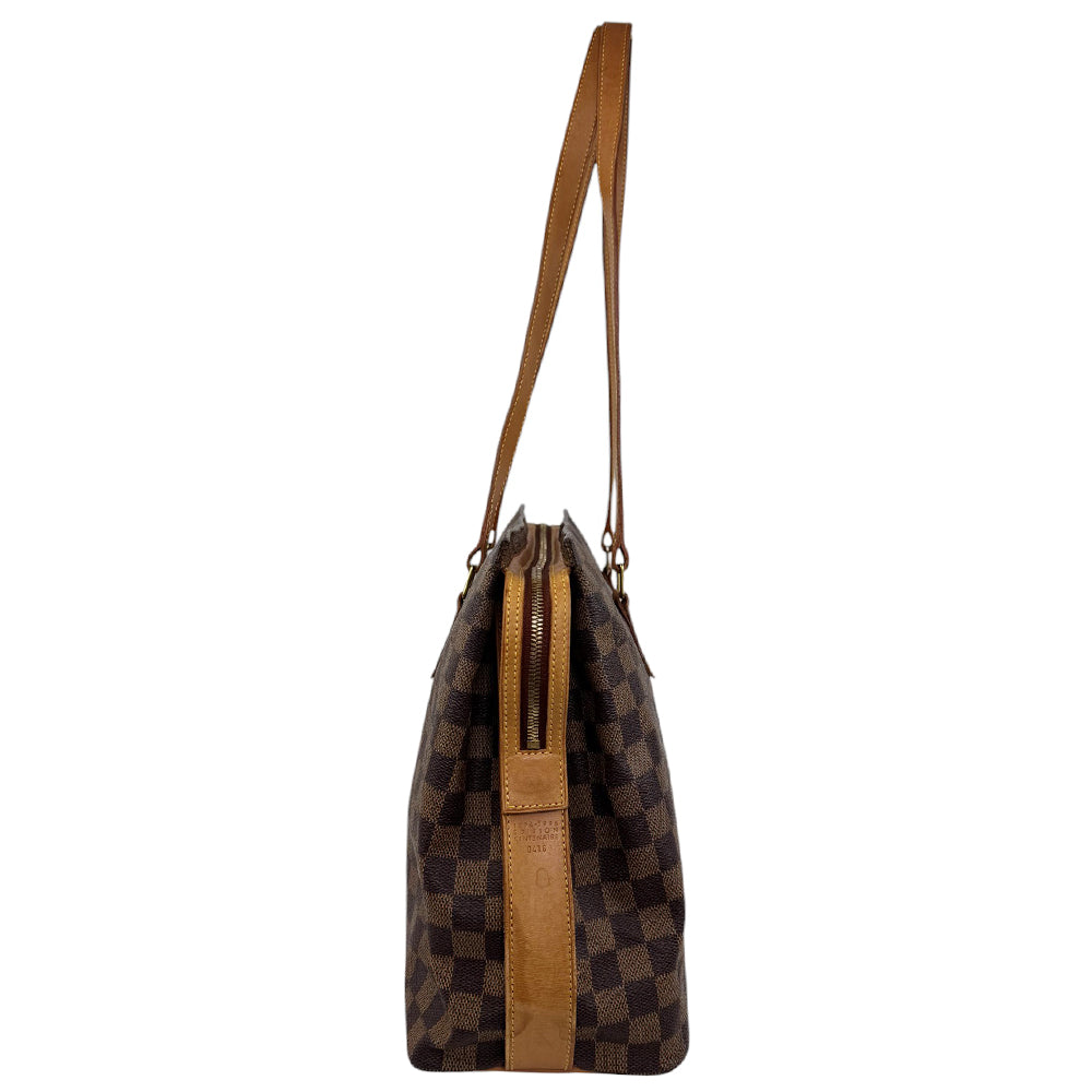 LOUIS VUITTON Columbine Damier Ebene Tote Shoulder Bag LHQ776