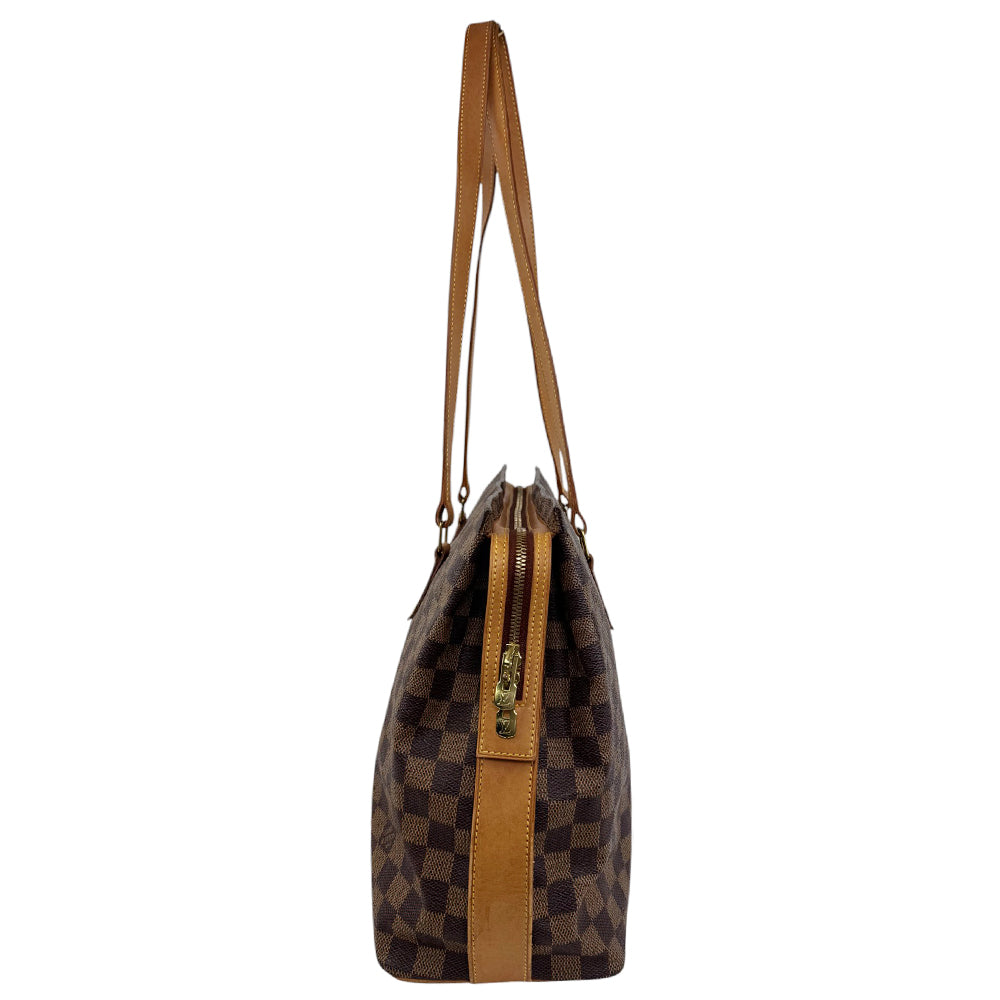 LOUIS VUITTON Columbine Damier Ebene Tote Shoulder Bag LHQ776