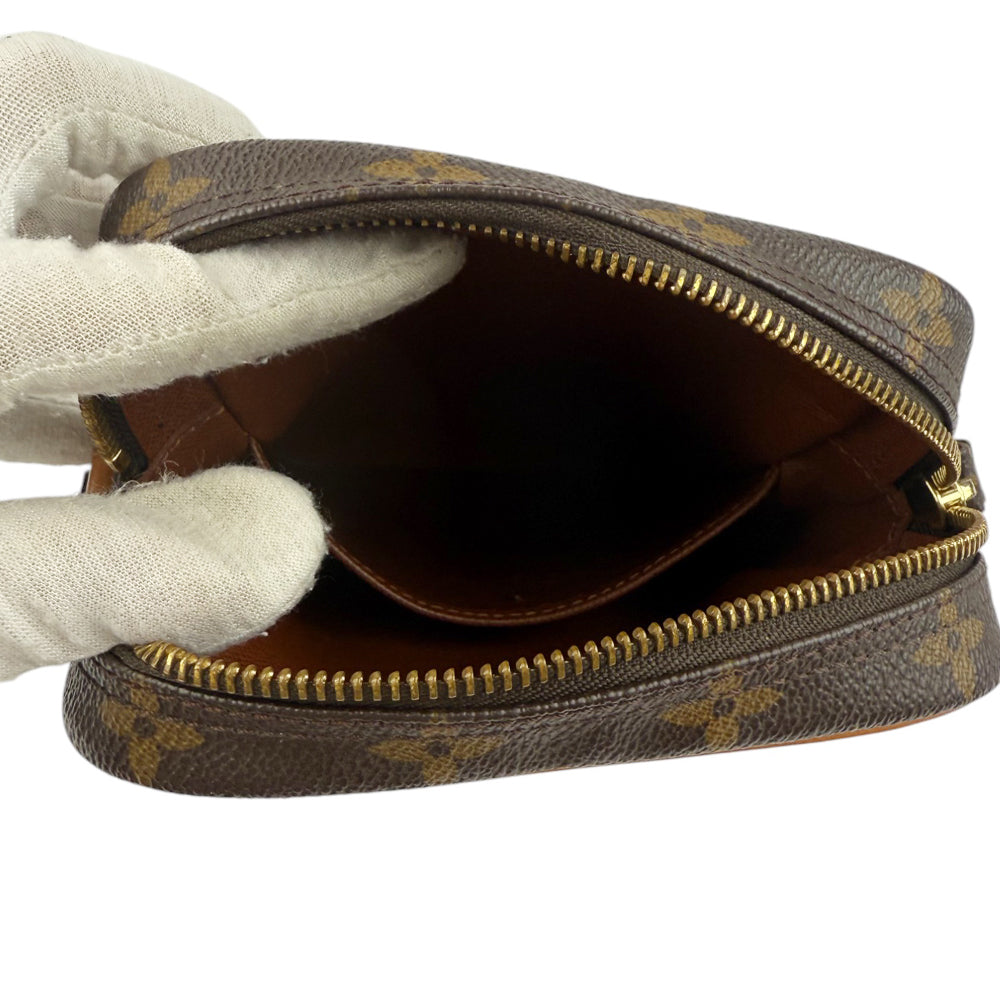 LOUIS VUITTON Danube Brown Monogram Crossbody Bag LHQ778