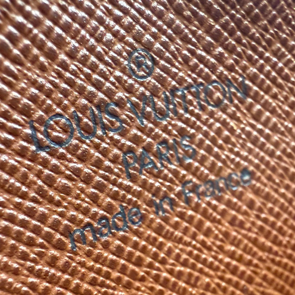 LOUIS VUITTON Danube Brown Monogram Crossbody Bag LHQ778