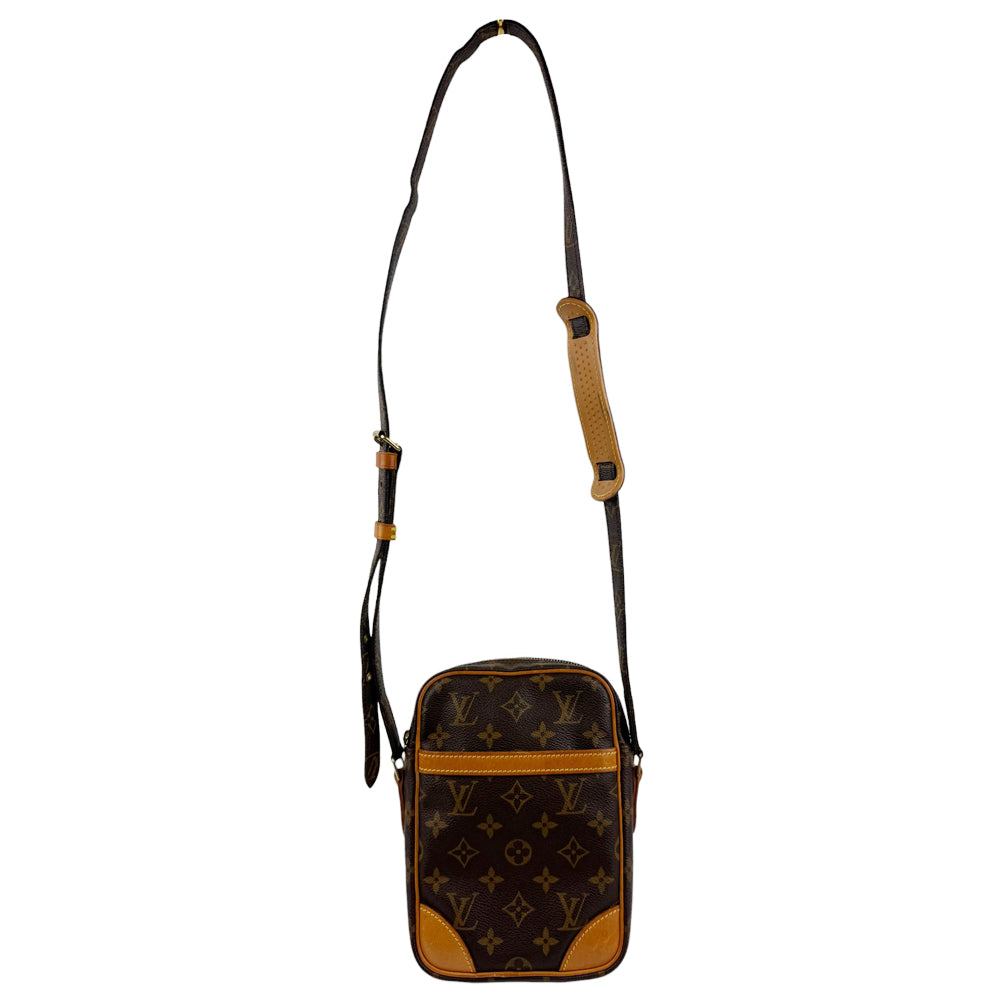 LOUIS VUITTON Danube Brown Monogram Crossbody Bag LHQ778
