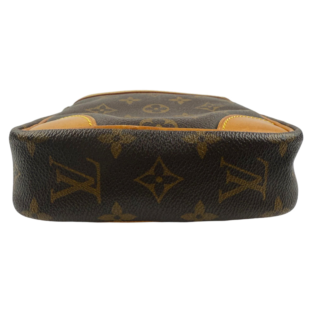 LOUIS VUITTON Danube Brown Monogram Crossbody Bag LHQ778