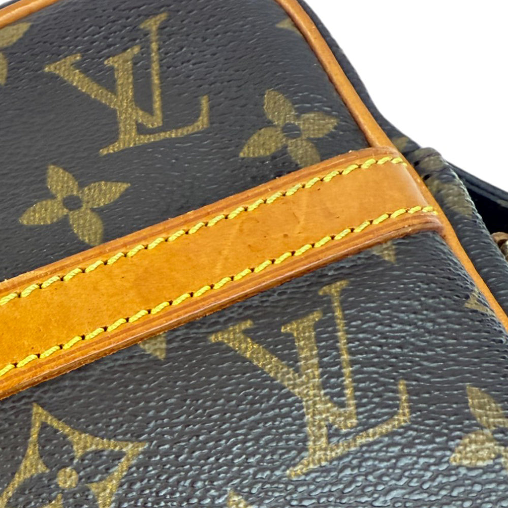 LOUIS VUITTON Danube Brown Monogram Crossbody Bag LHQ778