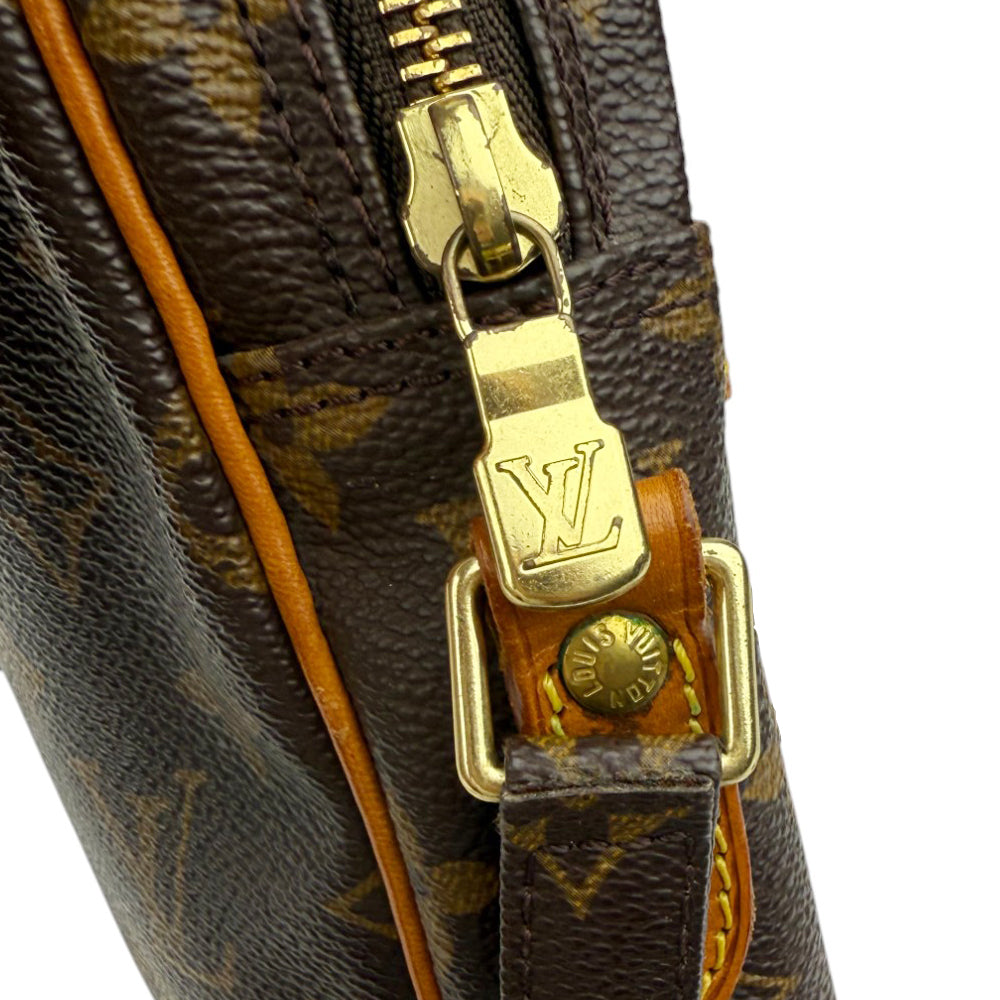 LOUIS VUITTON Danube Brown Monogram Crossbody Bag LHQ778