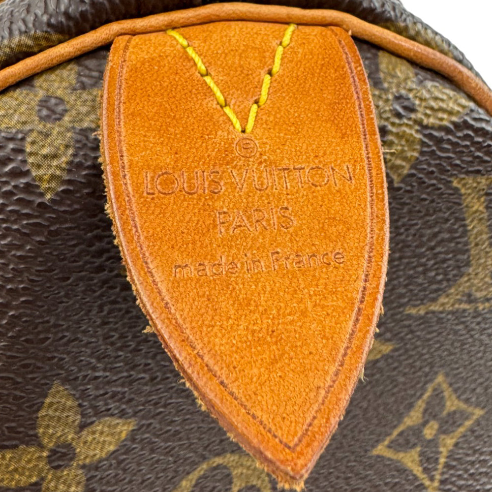 LOUIS VUITTON Speedy 30 Monogram Handbag LHQ780