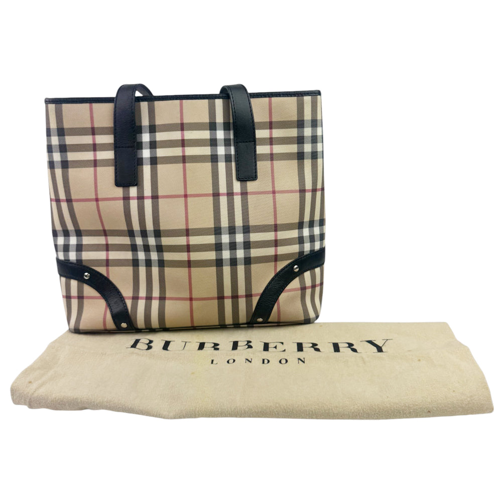 BURBERRY Nova Check Tote Bag LHQ783