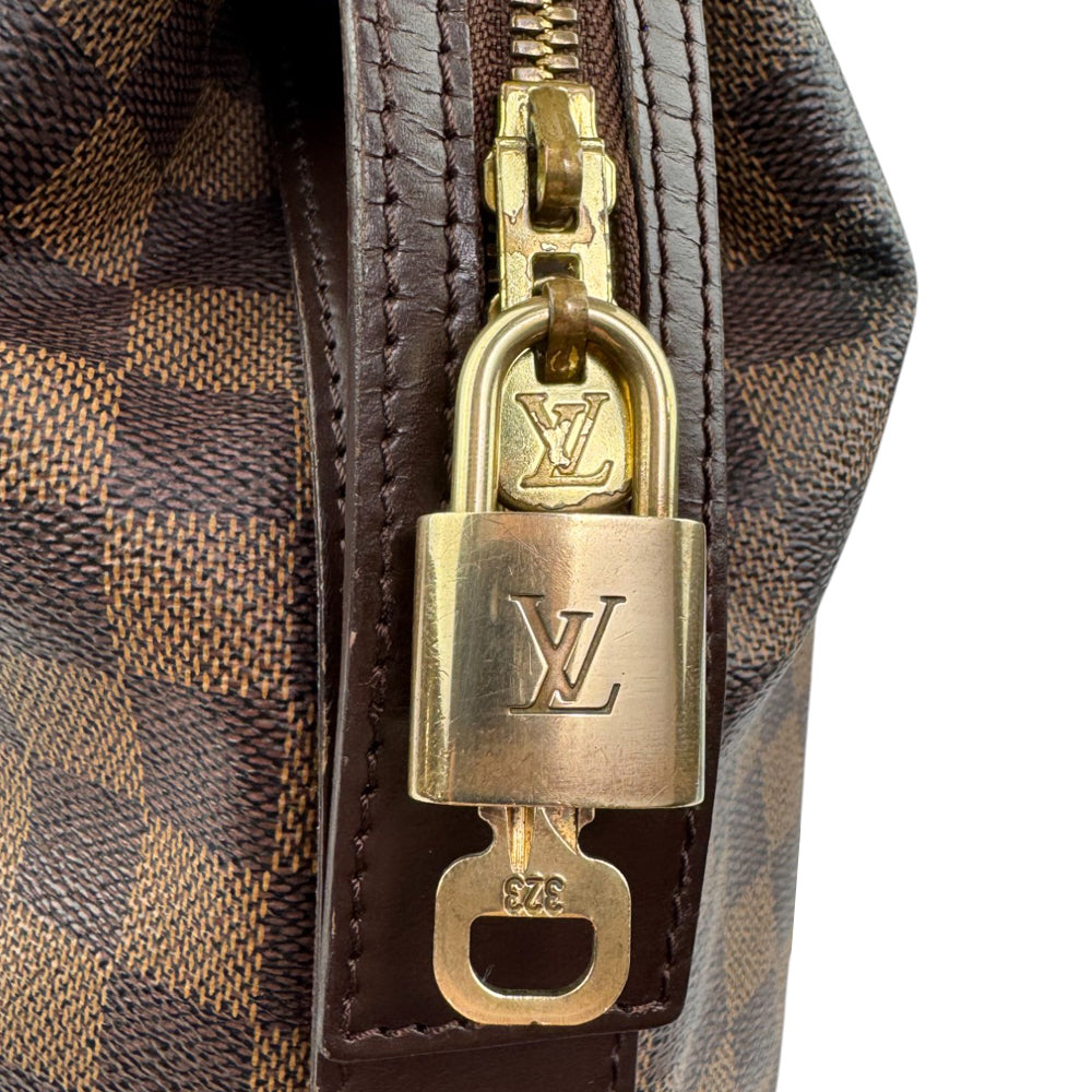 LOUIS VUITTON Damier Ebene Chelsea Tote Shoulder Bag LHQ794