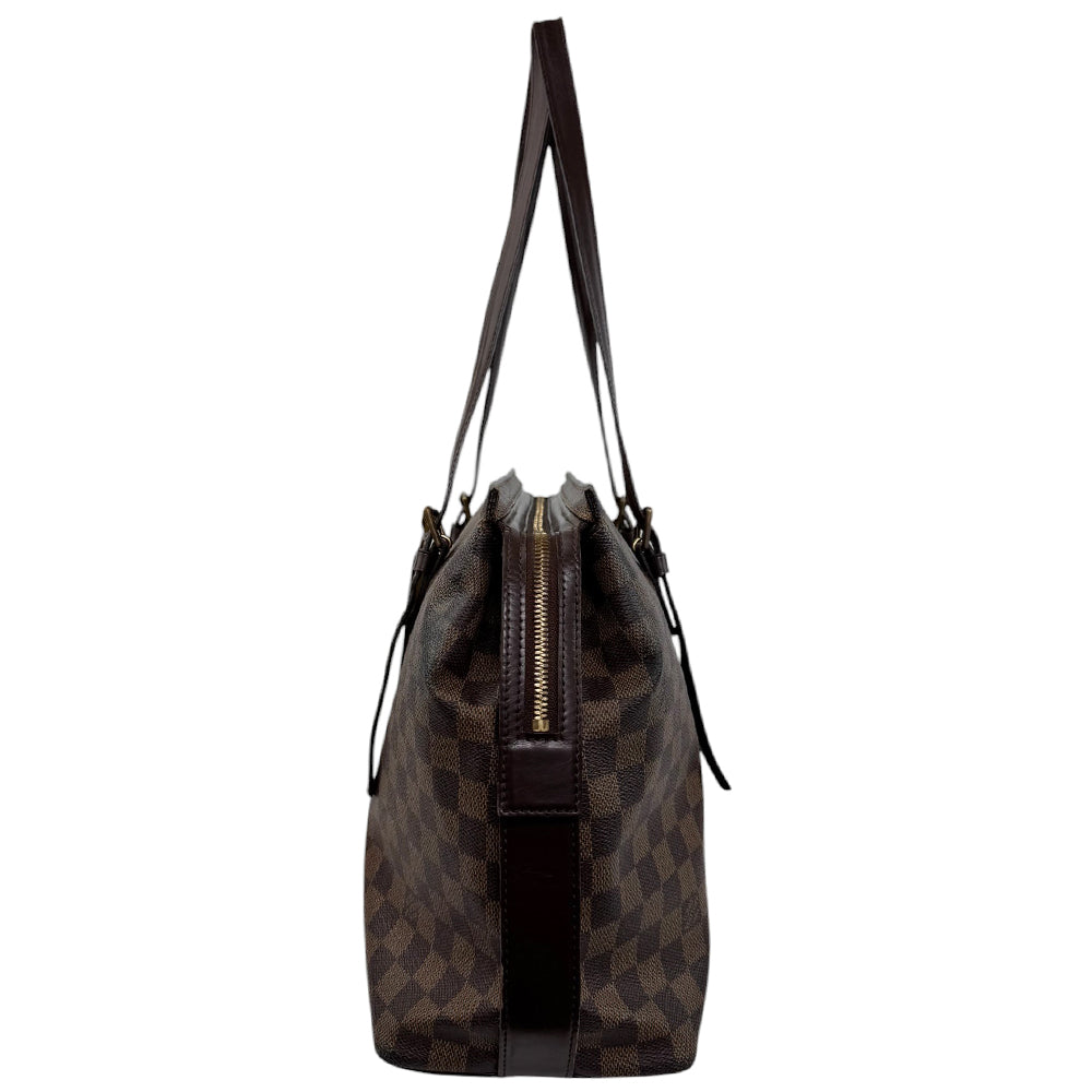 LOUIS VUITTON Damier Ebene Chelsea Tote Shoulder Bag LHQ794