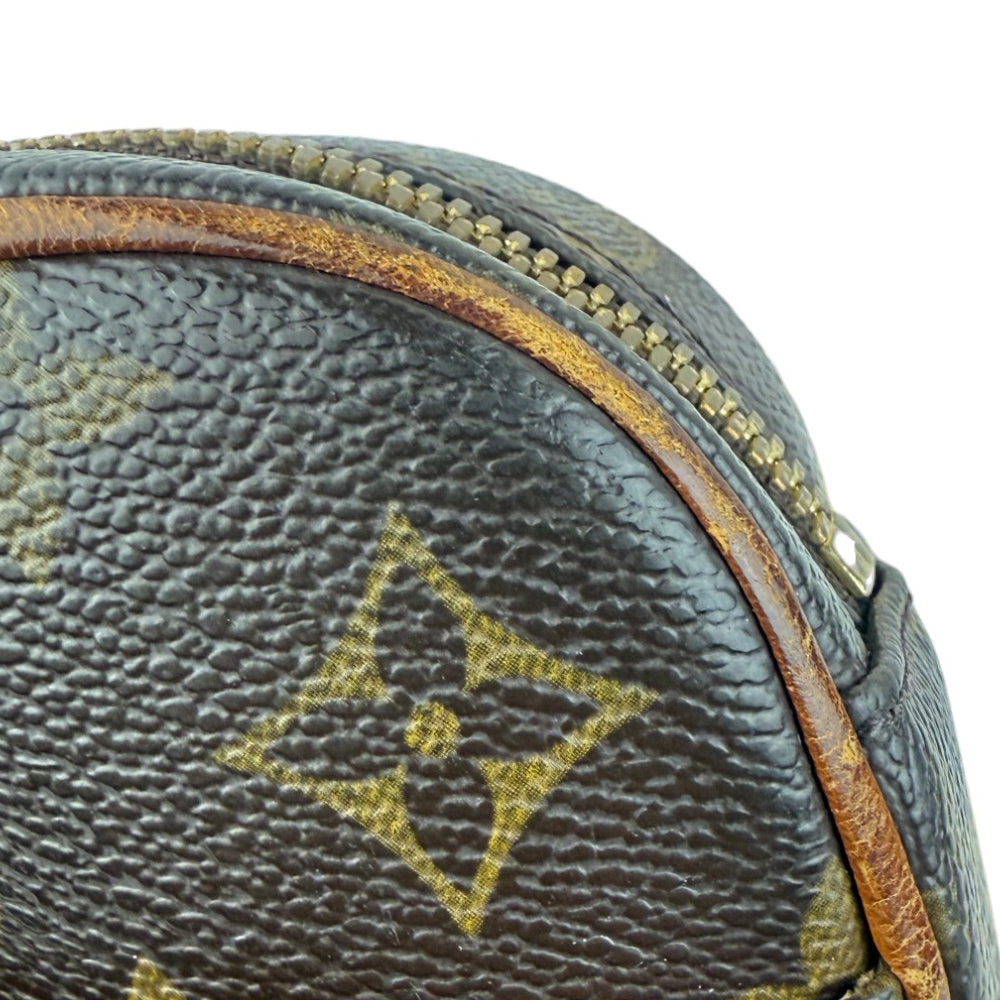 LOUIS VUITTON Pochette Ganju Brown Monogram Crossbody Shoulder Bag LHQ796