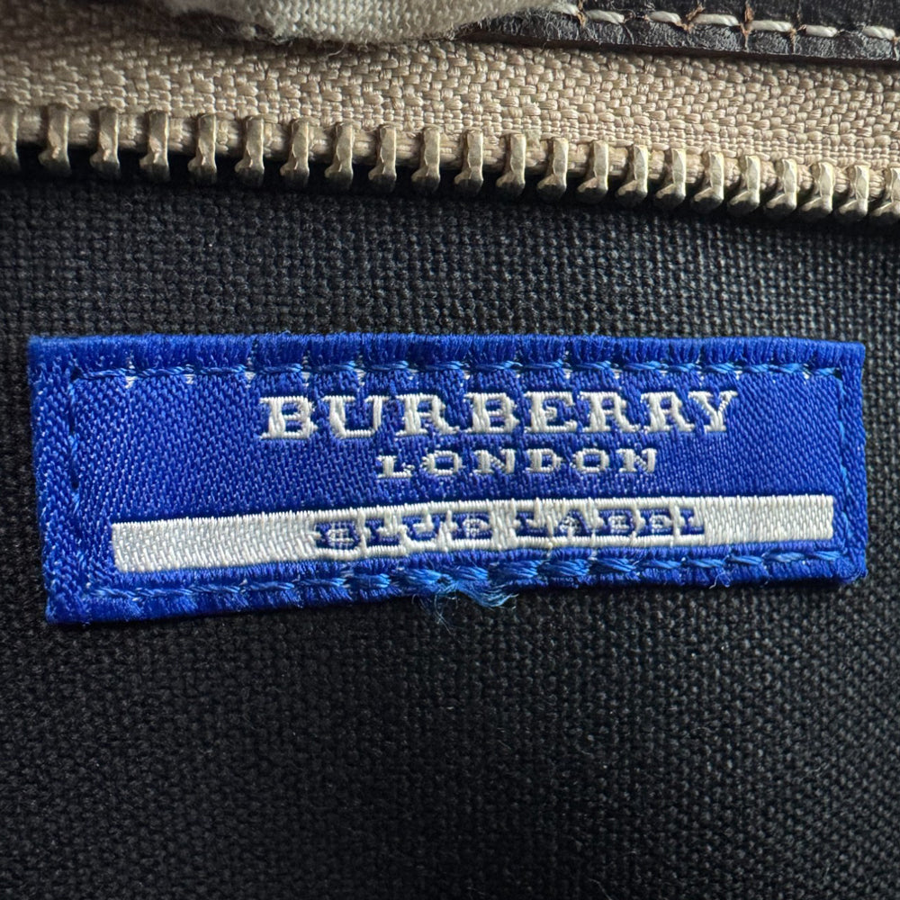 BURBERRY Nova Check Blue Label Shoulder Bag LHQ801