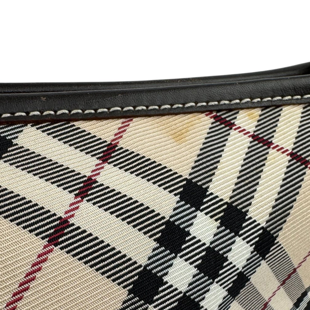 BURBERRY Nova Check Blue Label Shoulder Bag LHQ801