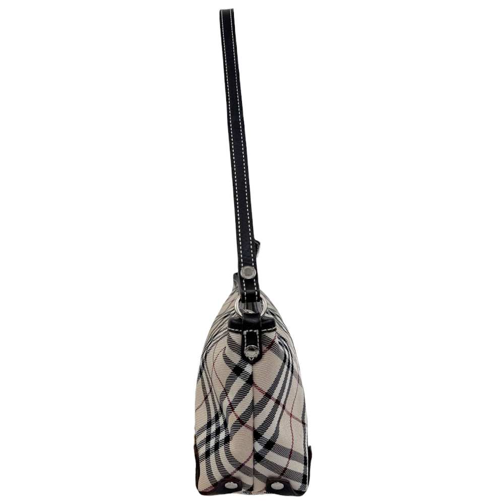 BURBERRY Nova Check Blue Label Shoulder Bag LHQ801