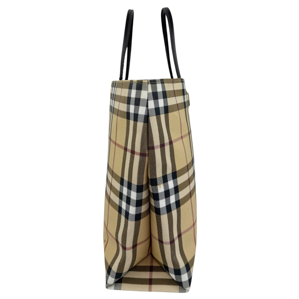 BURBERRY Nova Check Tote Shoulder Bag LHQ804