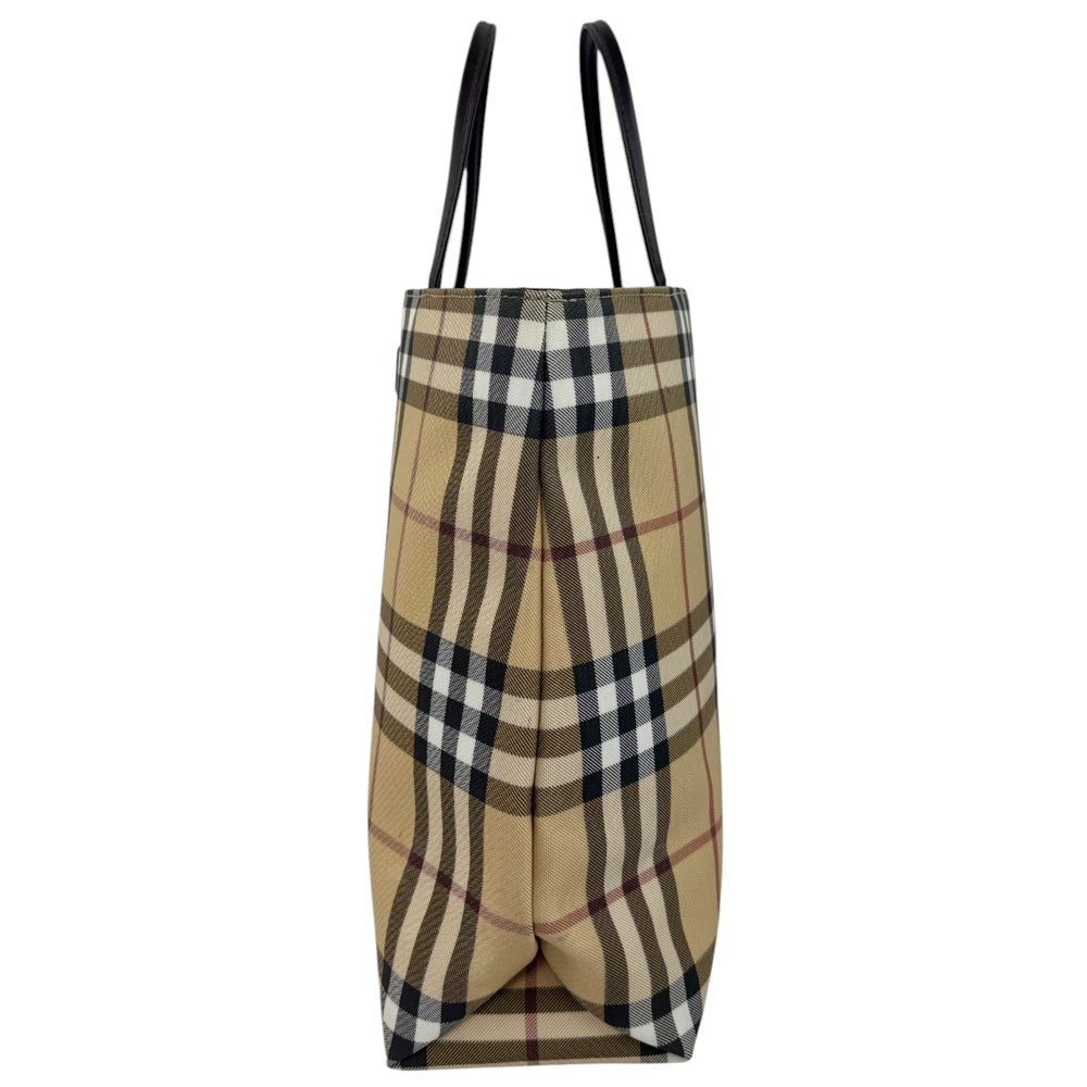 BURBERRY Nova Check Tote Shoulder Bag LHQ804