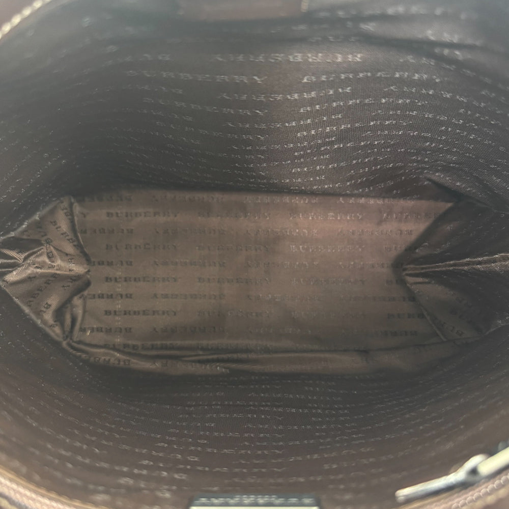 BURBERRY Nova Check Tote Shoulder Bag LHQ804