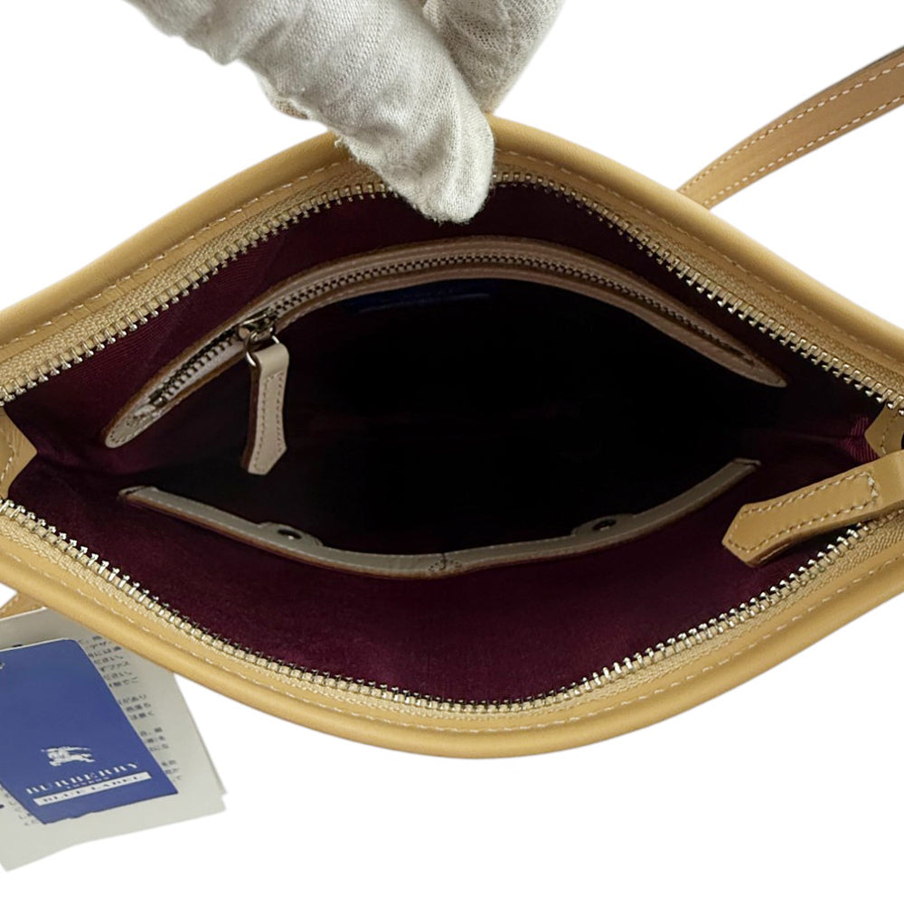 BURBERRY Pink Nova Check Blue Label Shoulder Bag LHQ805