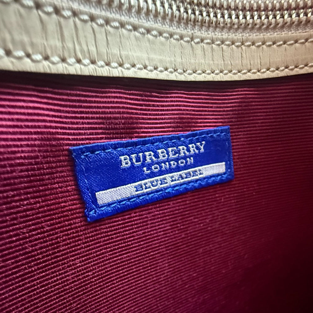 BURBERRY Pink Nova Check Blue Label Shoulder Bag LHQ805