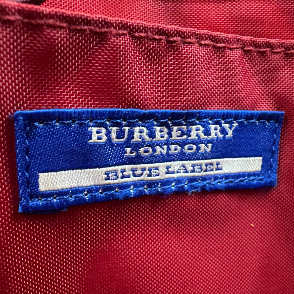 BURBERRY Nova Check Tote Blue Label Shoulder Bag LHQ807
