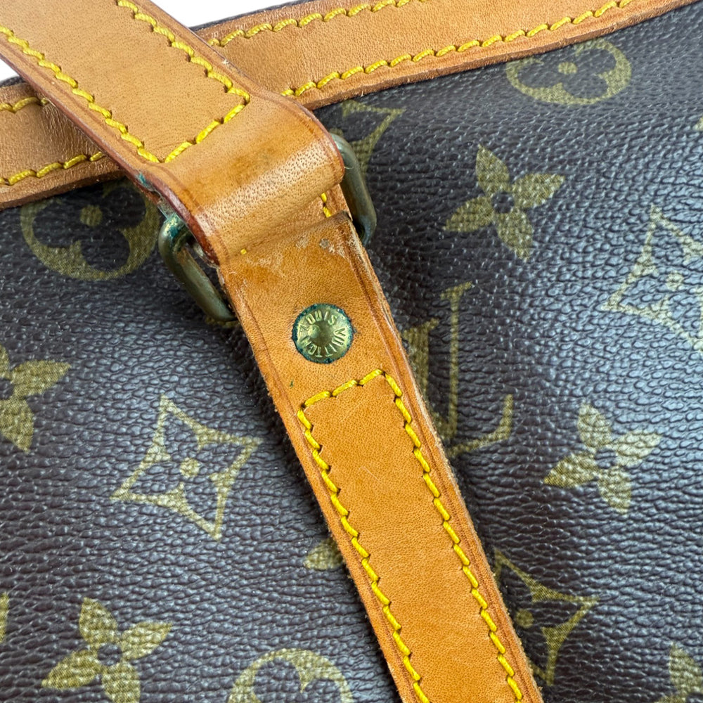 LOUIS VUITTON Sax Souple 35 Monogram Boston Keepall Bag LHQ816