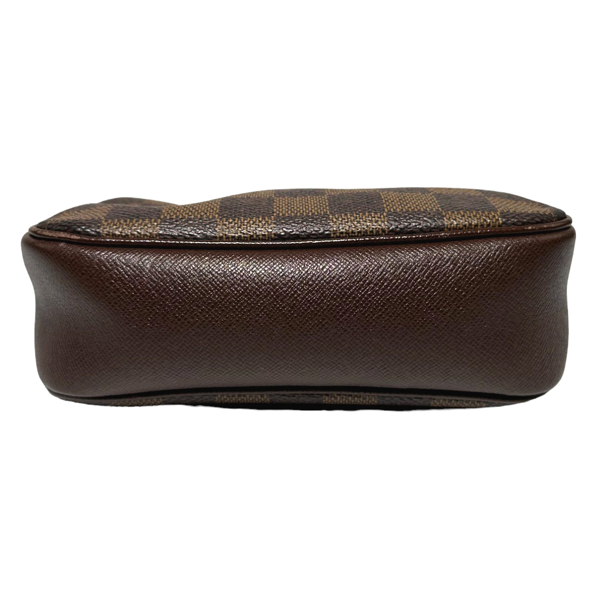 LOUIS VUITTON Trousse Mini Pochette Damier Ebene Bag LHQ82