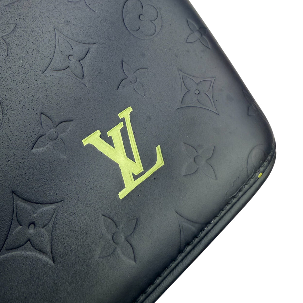 LOUIS VUITTON Houston Vernis Navy Tote Shoulder Bag LHQ820