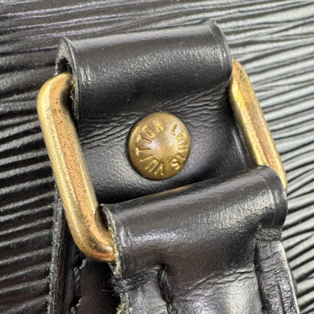 LOUIS VUITTON Speedy 25 Epi Noir Handbag LHQ822