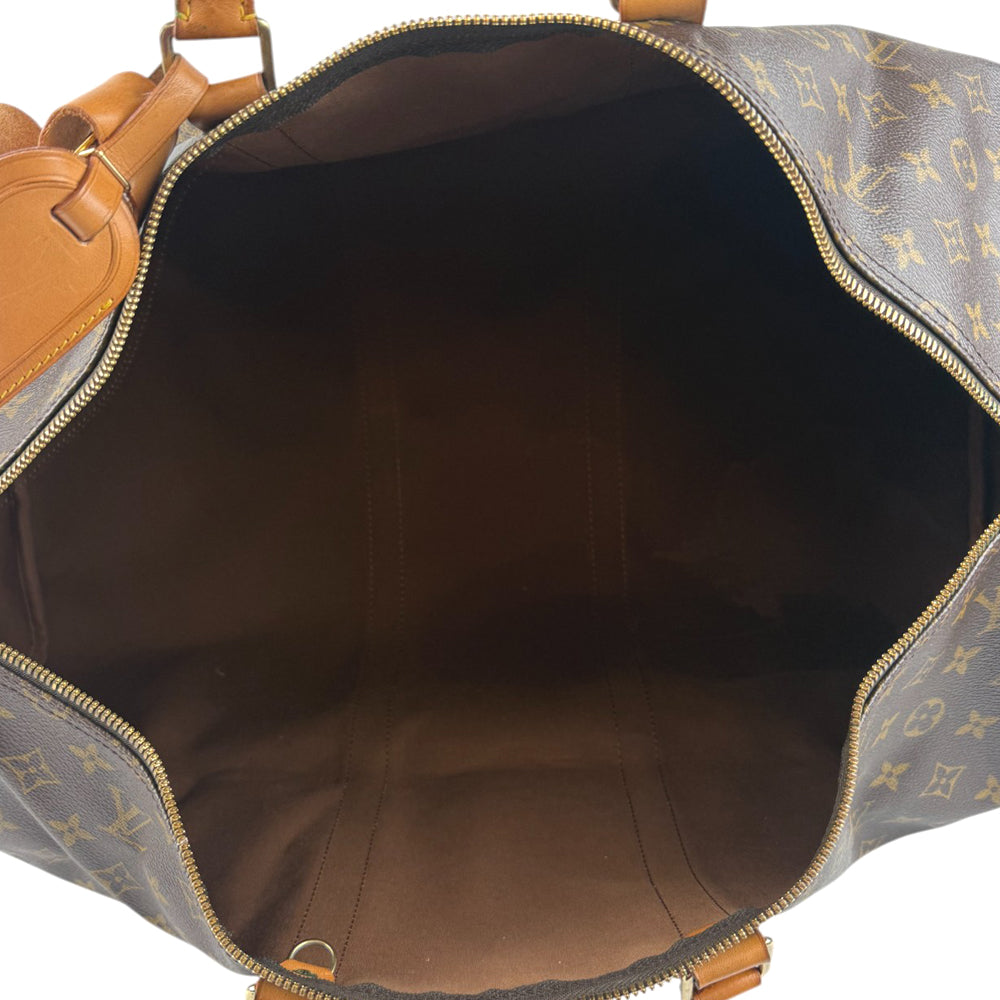 LOUIS VUITTON Keepall 55 Bandouliere With Strap Duffel Bag LHQ823