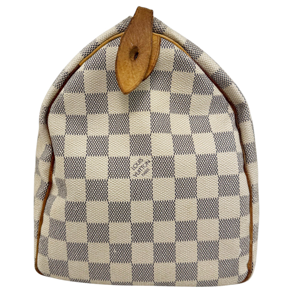 LOUIS VUITTON Speedy 30 Damier Azur Handbag LHQ825