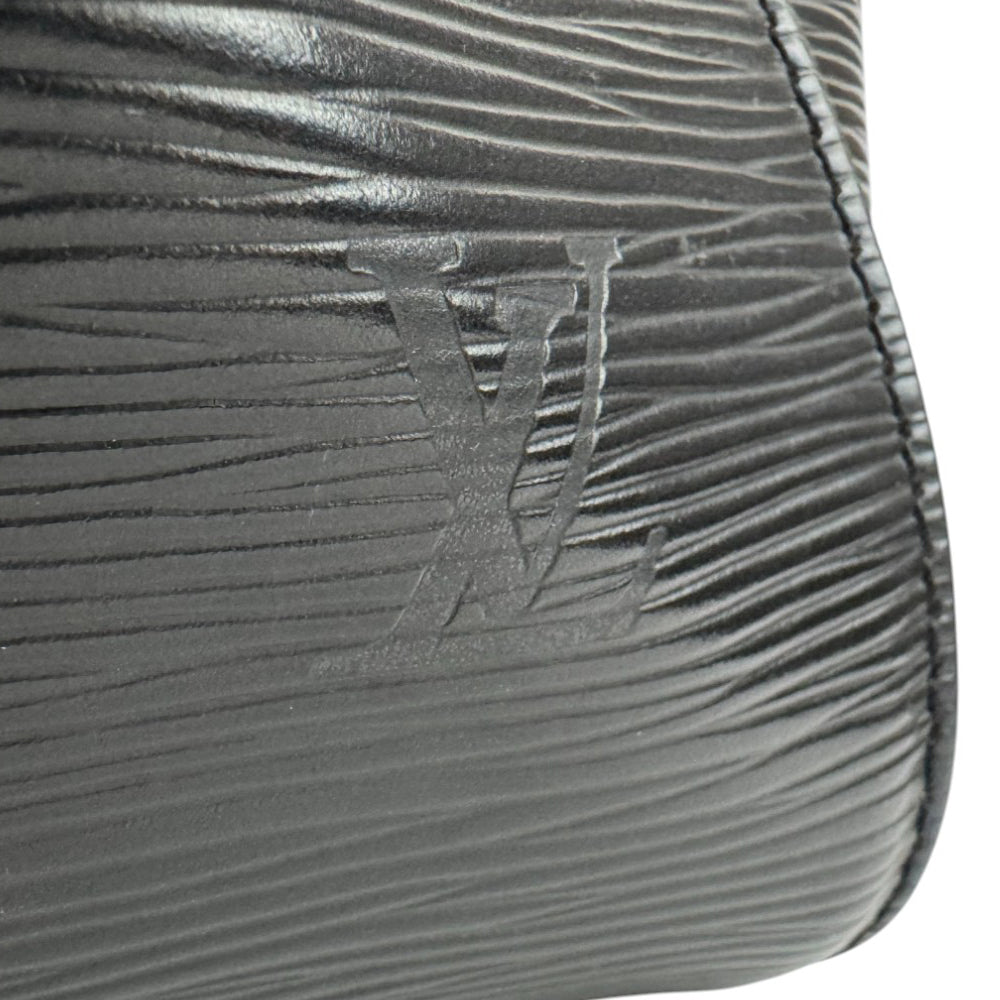 LOUIS VUITTON Keepall 50 Black Epi Noir Bag LHQ835