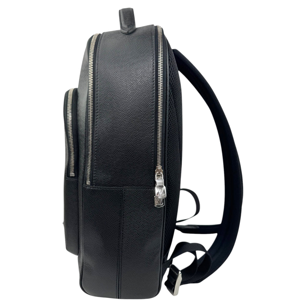 LOUIS VUITTON Taiga Black Leather Avenue Backpack LHQ841
