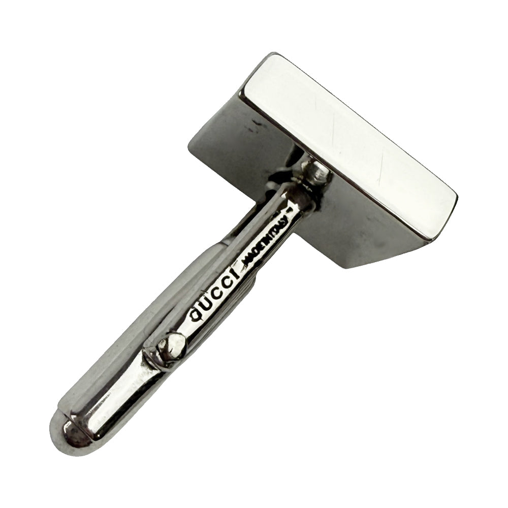 GUCCI Square Silver Cufflinks LHQ846