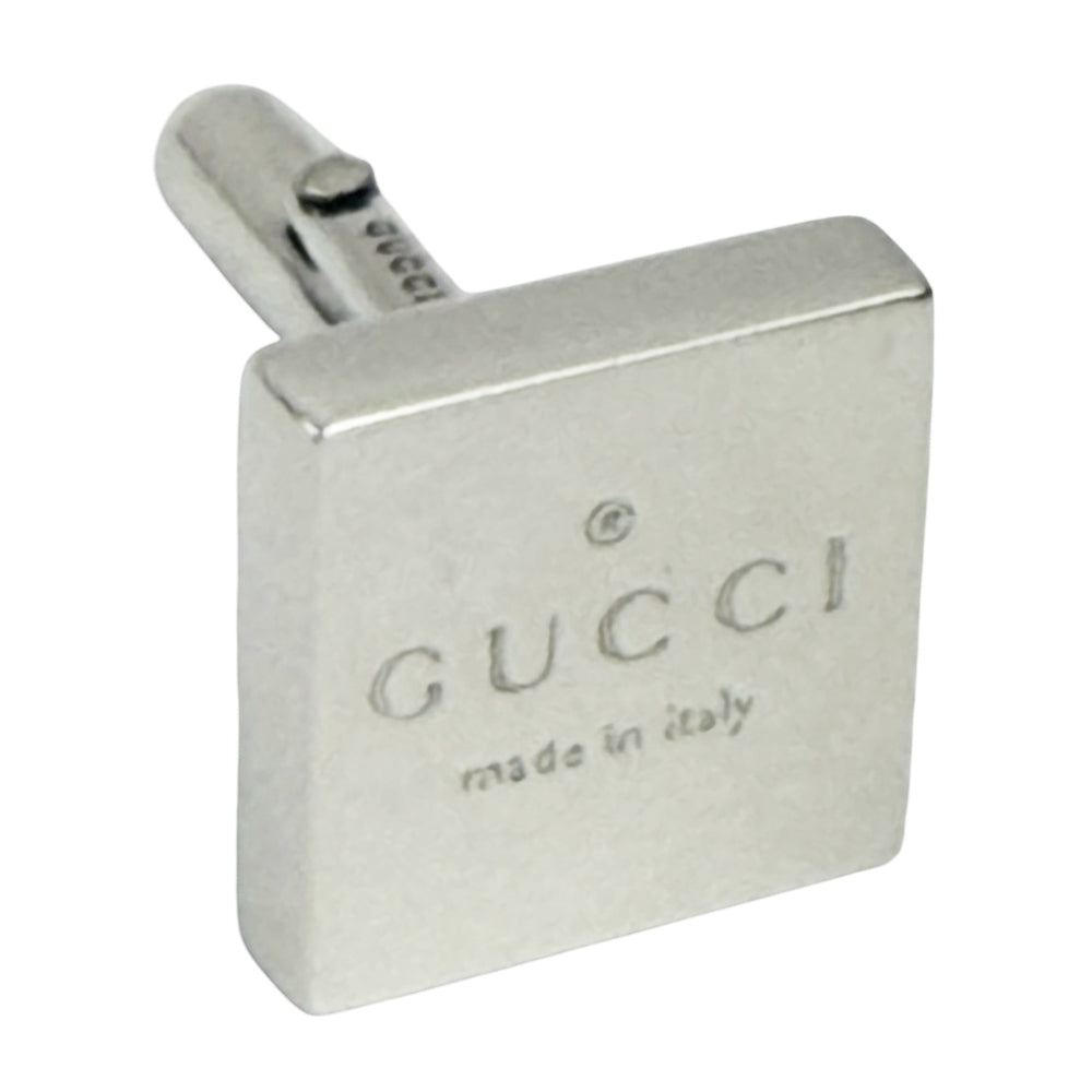 GUCCI Square Silver Cufflinks LHQ846