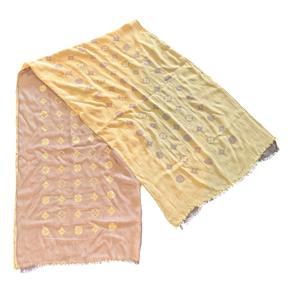 LOUIS VUITTON Silk Scarf LHQ847