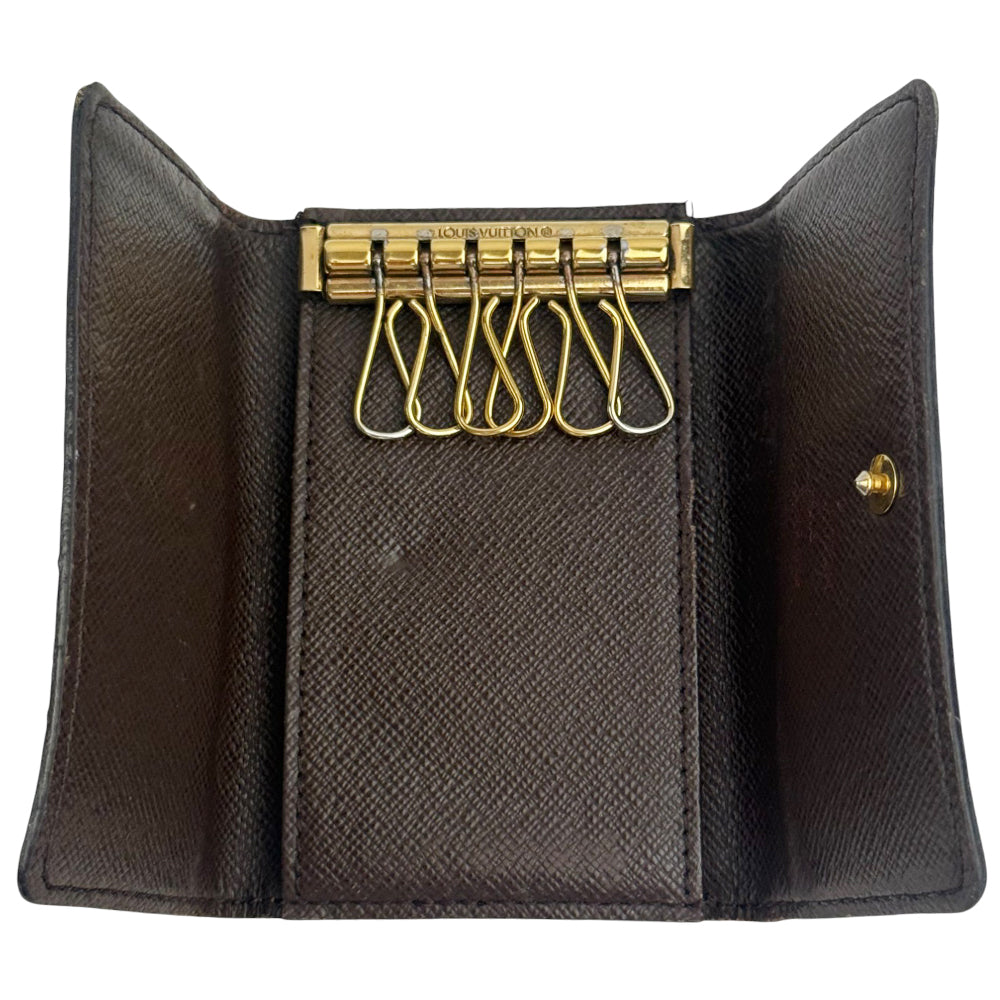 LOUIS VUITTON Damier Ebene 6 Point Key Holder LHQ854